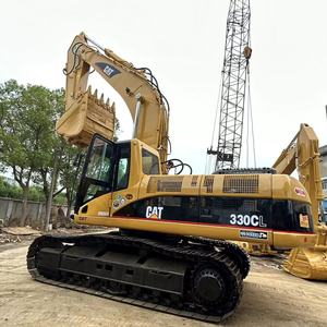 Excavatrice sur chenilles d'occasion à 95% d'origine, haute efficacité et prix bas, Cat 330CL 330GC, excavatrice hydraulique sur chenilles pour travaux agricoles - Product Image 3