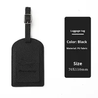 Porte-passeport en cuir avec logo personnalisé, porte-cartes, étiquette de bagage anti-perte, cadeau promotionnel d'entreprise