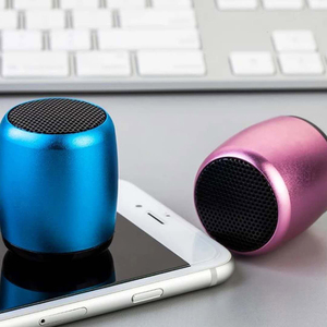 Mini <span class=keywords><strong>música</strong></span> Bluetooths4.2 altavoz inteligente de Metal de aluminio altavoz portátil Multimedia azulejos altavoz - Product Image 5