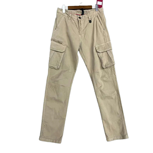 Pantalones Cargo de Algodón Teñido de Cinco Colores a la Moda BAWANGCHENG, Estilo Hip Hop, para <span class=keywords><strong>Hombre</strong></span>, Talla Grande, con Botones en la Parte Media, Impermeables y Antiarrugas - Product Image 3