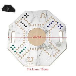 Gioco <span class=keywords><strong>da</strong></span> <span class=keywords><strong>Tavolo</strong></span> in Legno Jakcaroo con Robusta Custodia - Gioco Educativo per 4 Giocatori, Ecologico, 47cm - Product Image 6