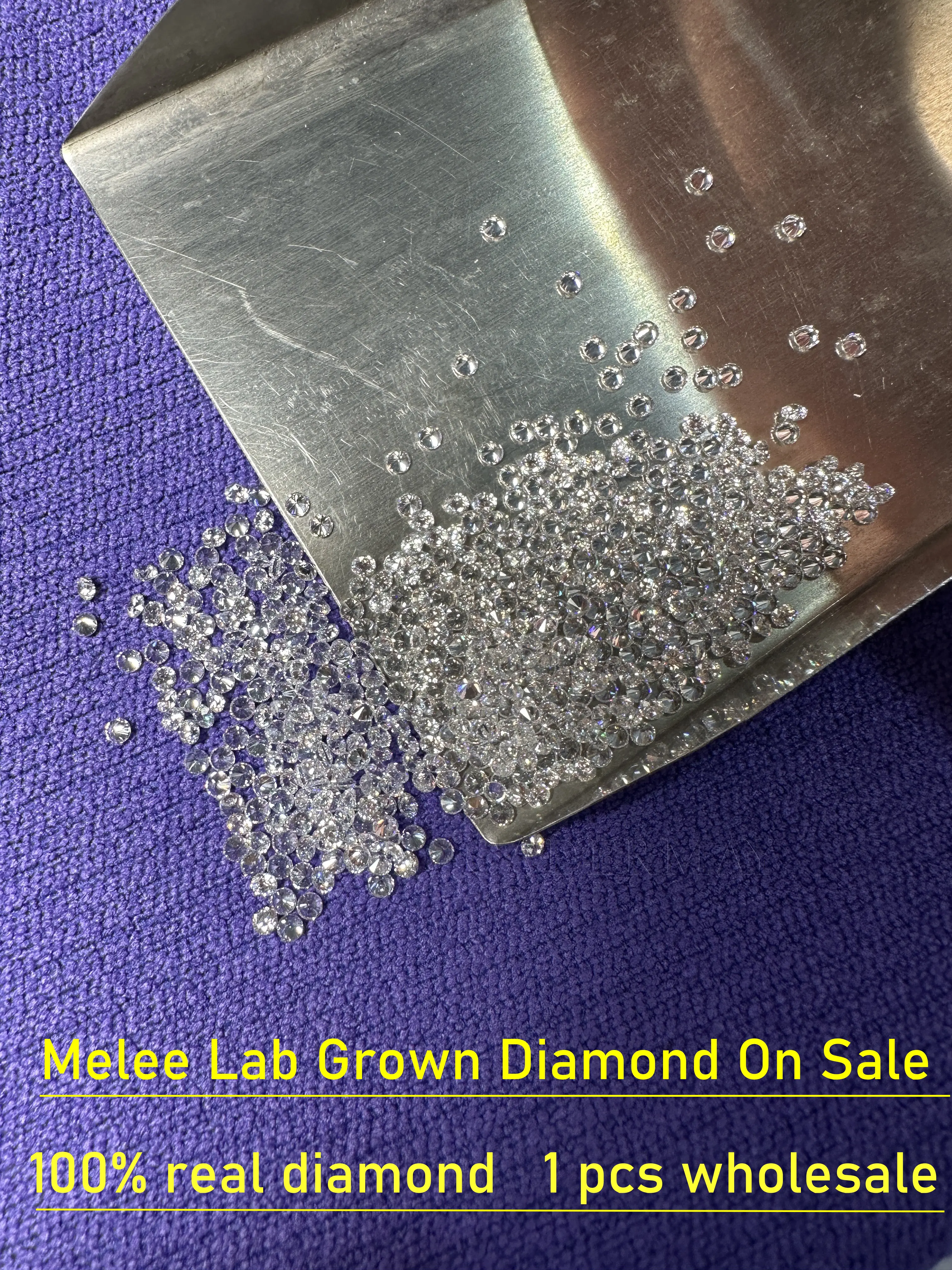 Prezzo di fabbrica 100% diamante naturale sciolto da laboratorio sviluppato da 0.8mm-3.3mm colore DF VS1 HPHT pietra diamantata pronta per la consegna rapida