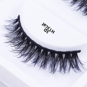 Vendeur de Cils en Gros E08 Mini H13 Chat H13 Mini 5 <span class=keywords><strong>Paris</strong></span> Cils Faits à la Main Naturel 3D Faux Vison Bande Cils - Product Image 6