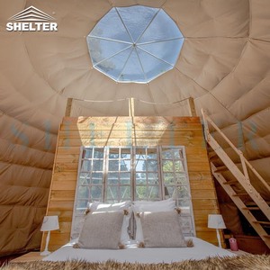 Shelter domos prefabricados geodomo para hotel aribnb y glamping resort - Product Image 5