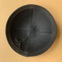 Gorro Kippa de Algodón Negro, Gorro Religioso Judío, Kipot, Gorro para Hombre