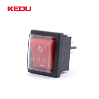 KEDU HY12 Interrupteur à bascule 4 broches 250V 10A de haute qualité avec étanche