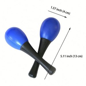 พิมพ์โลโก้ตามสั่ง ของขวัญน่ารักสำหรับเด็ก แก้วเชคพลาสติก ของชำร่วยงานปาร์ตี้สไตล์เม็กซิกัน ของเล่นเสียงดังรูปการ์ตูนขนาดเล็ก มารากัส - Product Image 2