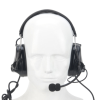 Casque de communication tactique ZTAC C3 à double prise, protection auditive électronique, réduction du bruit, casque Z127