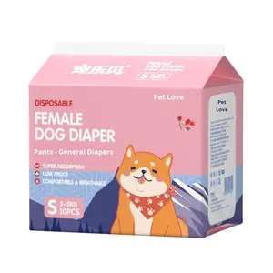 Pannolini per Cani <span class=keywords><strong>Le</strong></span> Jian, Mutandine Fisiologiche Usa e Getta Universali per Gatti e Cani, Assorbenti Igienici che Cambiano Colore, Morbida Polpa - Product Image 5