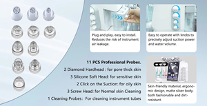 2026 New Arrival Small Bubble Beauty Machine for Hydration Boost Exfoliation Skin Rejuvenation with Serum Infusion Oxygen Spray - Product Image 2
