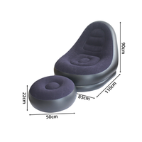 Canapé PVC DTYF pour petite famille, pliable, portable, épaisseur 0,5 mm, poids 1,8 kg, design moderne multicolore, prix bas, fabriqué en Chine