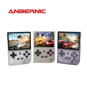 Anbernic RG35XX คอนโซลเล่นเกมแบบพกพาย้อนยุคขนาดเล็ก3.5นิ้วหน้าจอ IPS 64G เครื่องเล่นเกม5000พร้อมทีวี