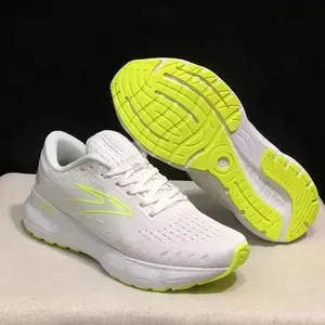 Zapatillas de Running para Hombre y Mujer, Diseño 2025, Brooks Glycerin GTS 20 Hyperion <span class=keywords><strong>Tempo</strong></span>, Negro, Blanco, Amarillo, Verde - Product Image 4