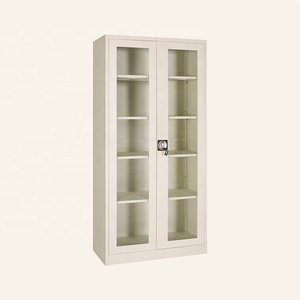 Estantería <span class=keywords><strong>de</strong></span> Lujo <span class=keywords><strong>para</strong></span> Libros con Puerta <span class=keywords><strong>de</strong></span> Vidrio - Librería Moderna <span class=keywords><strong>de</strong></span> <span class=keywords><strong>Metal</strong></span> <span class=keywords><strong>para</strong></span> <span class=keywords><strong>Oficina</strong></span> en Casa o Estudio - Product Image 3