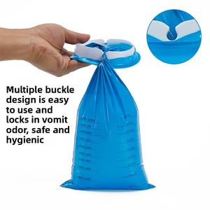 Bolsas de Orina Desechables al por Mayor para Viajes, Enfermedad de Movimiento, Náuseas, Vómitos, Emergencias en Embarazadas, Paquete de Vómito - Product Image 3