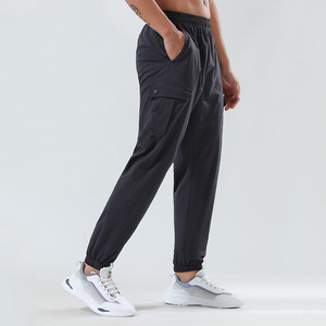 Personalizado al por mayor de tejido de bolsillo para hombre Jogging Pantalones Gimnasio Correr Entrenamiento Fitness Joggers de secado rápido Deportes <span class=keywords><strong>Cargo</strong></span> Pantalones de los hombres Pantalones - Product Image 3