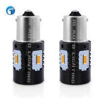 JG Canbus 4SMD LED Ampoule rouge Voiture Clignotant Aucune Erreur Hyper Flash Lumière 1156 P21W 7440 W21W led ampoules T20 Bau15s ba15s auto ampoule