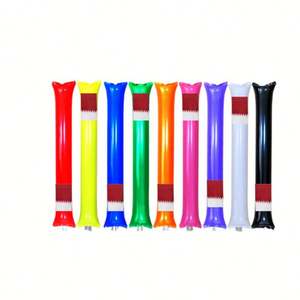 Bâton de supporter gonflable personnalisé en plastique découpé sur mesure 60*10cm avec logo de drapeau de tous les pays, vente en gros, promotionnel pour le sport - Product Image 4