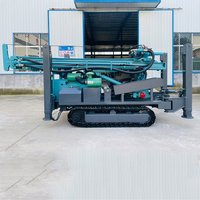 Foreuse à eau portative hydraulique de forage d'équipement mobile de chenille de 350M