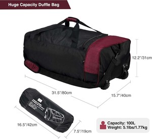 Échantillon gratuit, best-seller, sacs d'équipement de hockey sur glace personnalisés, imperméables et durables, avec compartiment séparé pour les chaussures - Product Image 2
