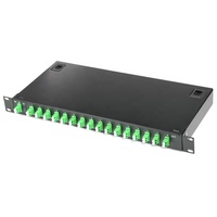 Répartiteur de rack 2 : 8 LC/ UPC APC pour fibre optique 19 pouces, type PLC 2 X 8, équipement de fibre optique, compte IPTV