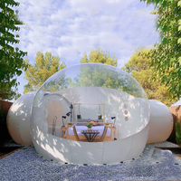 Dôme géodésique préfabriqué pour complexe hôtelier, tente en forme de bulle NANXIANG, design moderne, maisons en dôme en PVC