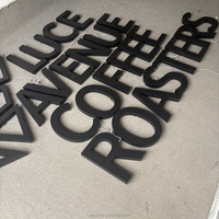Letrero Luminoso LED 3D de Acrílico y Metal con Retroiluminación de Fábrica, Logotipo Iluminado para Tienda, Letrero Comercial LED Personalizado