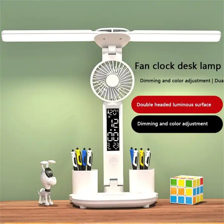 Lampe de bureau avec affichage date, heure et température
