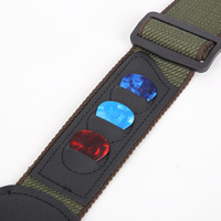 kabat Wholesale Adjustable Custom OEM Guitar Strap & Pick Holder for Electric Guitar Stringed Instrument Parts Accessories