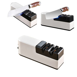 2024 vente chaude acier <span class=keywords><strong>Chef</strong></span> Power facile <span class=keywords><strong>aiguiseur</strong></span> de couteaux électrique aide à réparer restaurer les lames de polissage avec affûtage et polissage - Product Image 4