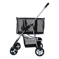 Nouveau supermarché panier pliable chariot pour animaux de compagnie séparé épicerie panier à main pique-nique en plein air Camping