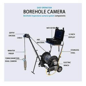 Cámara de Inspección de Pozos Plug-and-Play con Visión Nocturna, Sensor CCD de Gran Angular, Almacenamiento en Tarjeta SD de 32 GB, Resistente al Agua IP68, Vista de 360 Grados - Product Image 4