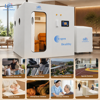 Caméra professionnelle Hiperbrica pour humains 2.0ATA, cabine rigide 4 places avec corps en acier Q390B et doubles soupapes de sécurité