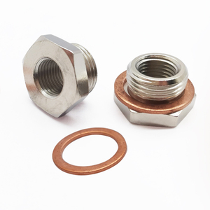 Universal Auto Thread Conversion Adapter Series, Carbon Steel Nickel Plated & 303 Stainless Steel M18x1.5 to M12x1.25 Pipe Joint - Product Image 6