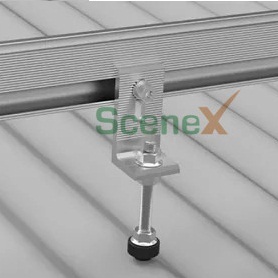 Adaptateur d'ancrage <span class=keywords><strong>de</strong></span> boulon <span class=keywords><strong>de</strong></span> suspension solaire SceneX supports <span class=keywords><strong>de</strong></span> montage <span class=keywords><strong>de</strong></span> toit réglables en <span class=keywords><strong>hauteur</strong></span> pour toit en métal 60 M/S charge <span class=keywords><strong>de</strong></span> vent 1.4KN/m2 <span class=keywords><strong>neige</strong></span> - Product Image 2