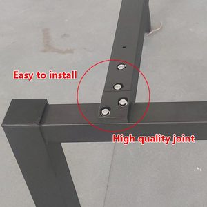 Guangzhou <span class=keywords><strong>BERSON</strong></span> Factory Nuevo diseño Alta calidad en forma de L Muebles de oficina Piezas de hardware de escritorio Ceo Patas de muebles de escritorio - Product Image 3