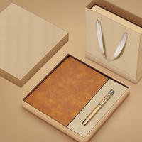Carnet de notes de luxe A5 imprimé en typographie, personnalisé, pour bureau, journal, ensemble cadeau d'entreprise, stylo, vente en gros