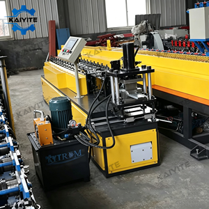 Macchina per la formatura a freddo di profili per serrande di sicurezza <span class=keywords><strong>in</strong></span> metallo con rullo goffratore a nuovo modello KYT per porte avvolgibili e attrezzatura per la piegatura a freddo del motore - Product Image 2