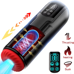 <strong>Male</strong> Masturbator Cup Automatic <strong>Male</strong> <strong>Masterbation</strong> Thrusting Vibrating Sucking Stroker Adult Sex Toys for Men - Product Image 2