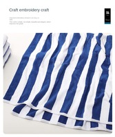 Serviette de piscine d'hôtel pur coton style adulte épaissi absorbant serviette de plage d'hôtel 5 étoiles pour la natation
