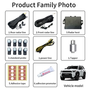 Système d'assistance au stationnement pour 4Runner 2018-2025, capteurs de stationnement intelligents sans fil avant et arrière avec caméra, radar de stationnement pour voiture - Product Image 2