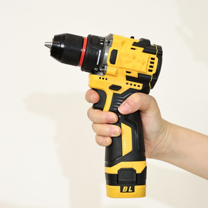 Sikat baterai maks 21V <span class=keywords><strong>3</strong></span>/<span class=keywords><strong>8</strong></span> ", bor lampu LED 2 kecepatan, alat tanpa kabel elektrik ringan untuk DIY, dapat disesuaikan, OEM - Product Image 4