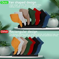 Support de chapeau de vente chaude pour casquettes de baseball support de chapeau pour casquettes de baseball chapeau organiser support de casquette