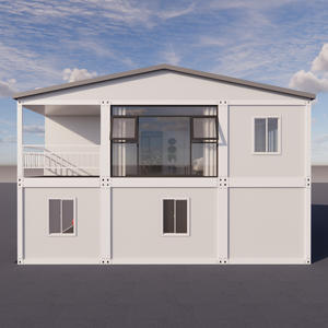 Casa Contenedor Prefabricada de Lujo de 20 pies con Techo a Dos Aguas y Panel Sándwich Ignífugo para Vivienda Residencial Moderna - Product Image 3