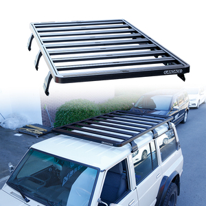 Canasta Portaequipajes para Techo de SUV Todoterreno, Almacenamiento Plano para Camioneta <span class=keywords><strong>Nissan</strong></span> Y60 - Product Image 2