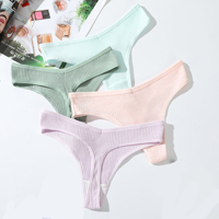 Vente en gros de jolies culottes pour filles en string et tanga, vente en gros de nouveaux bikinis en coton à 95%, culottes sexy pour filles, slips à dos nu pour filles