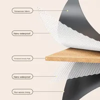 Boîtes de rangement carrées en tissu épais de grande capacité, organisateur de couettes pliable pour le rangement de la garde-robe domestique, rangement pratique