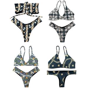 Maillot de bain une pièce imprimé pour femme, collection 2025 – Nouveauté tendance, personnalisable, en polyester durable - Product Image 3