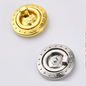 Chinese Style Ring Cabinet Handle Zinc Alloy <b>Silver</b> Gold Durable <b>Drawer</b> Wardrobe Door <b>Knob</b> Single Hole - Product Image 1