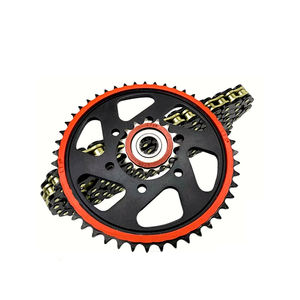 Adatto per il motore <span class=keywords><strong>CF</strong></span> 400NK GT NK650 250SR silenziosi denti volanti ingranaggio tre pezzi Set catena paraolio - Product Image 4